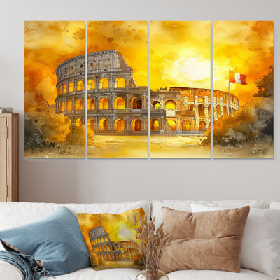 Colisée lueur en Italie - Art mural Italie - décoration murale traditionnelle