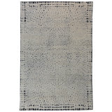 Wool Argyle Area Rug in Ivory