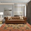 Kerman Wool Navy Wool Area Rug-1455482171