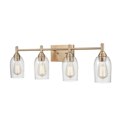 4 lumières 30,875 po à 4 lumières Éclairage pour meuble-lavabo de salle de bain
