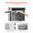 12 Trays Rotary Food Dehydrator Machine Stainless Steel 800W Jerky Fruit Drying