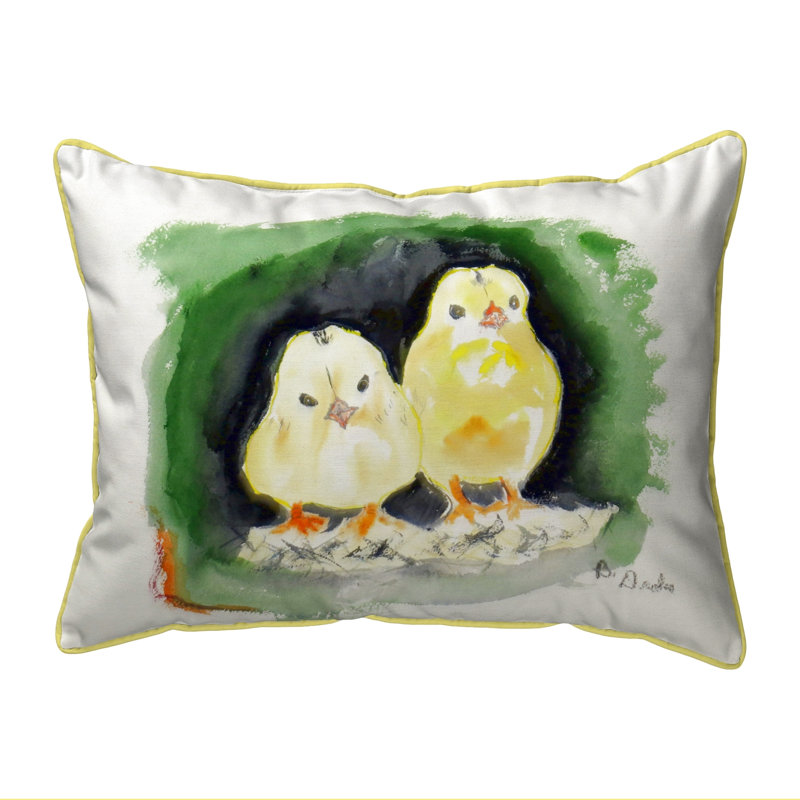 Housse et insert de coussin rectangulaire d'extérieur Chicks, Petit