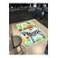 Tapis décoratif zèbre à motif léopard bleu clair lavable à la machine-1065301703