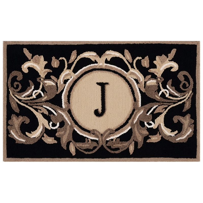Paillasson Beldegg, L 30 po x L 48 po, Noir / brun, J