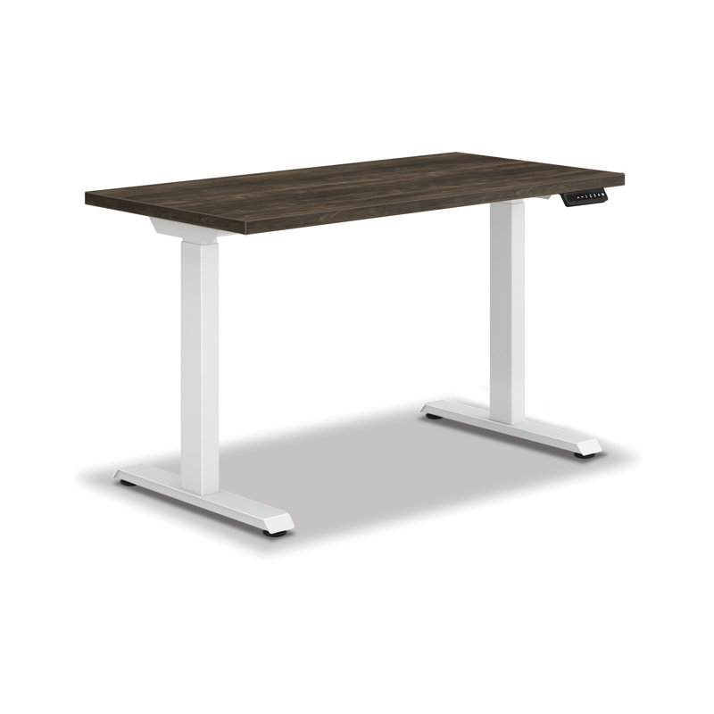 Surface de travail HON Coze avec base à hauteur réglable, H 36 po x l 54 po x P 24 po, Naturel Recon / noir