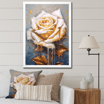 " Cream Gold Rose Reverie "