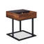 Table de bout carrée 20 po Contemporary