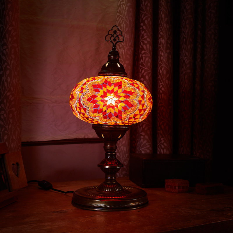 Karlie Metal Lighting Lamp, Red/Orange
