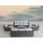 Menkar Wicker Fully Assembled 8 - Person Seating Group with Cushions