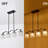Sufyaan 4 - Light Matte Black Pendant