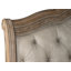 Très grand lit tapissier avec rangement King et 2 commodes et tiroir avec miroir