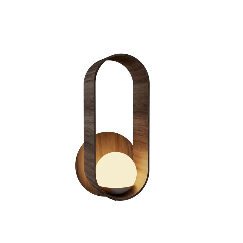 Sfera 1 - Light Armed Sconce, American Walnut