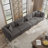 Michelyn 160.4"W 4 - Piece Corduroy Modular Sectional Sofa with Solid Wood Leg-131719194