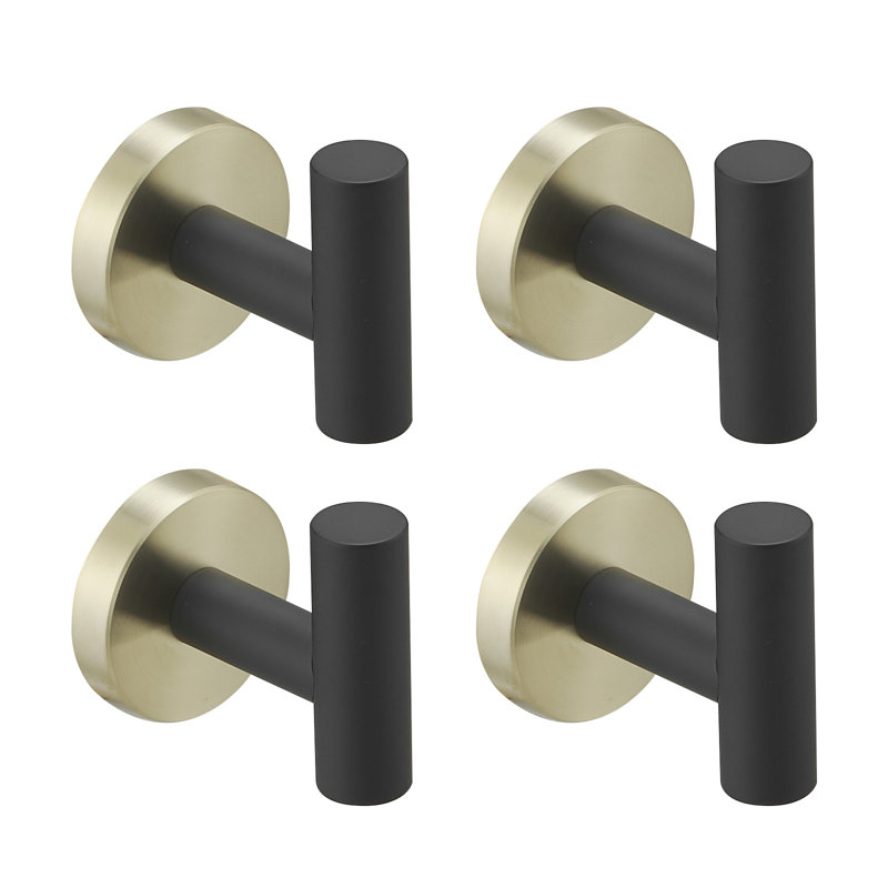 Wall Towel Hook, Black Gold
