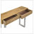 Harmony Natural and Silver 2-Drawer Console Table