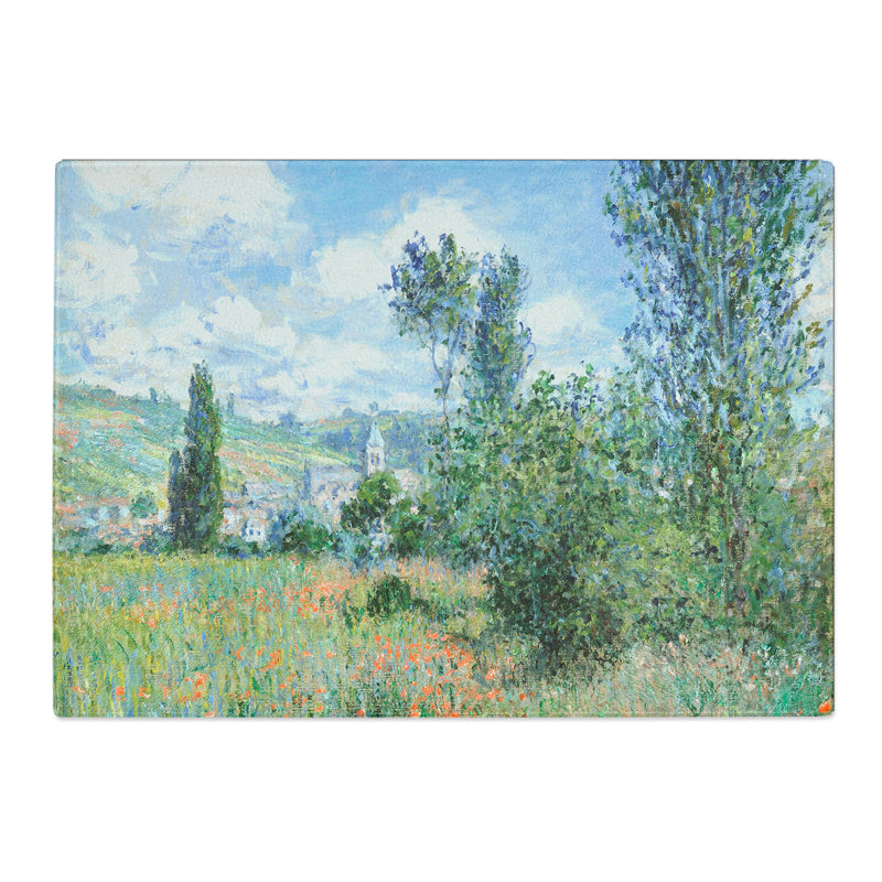 View of Vetheuil Vol.2 by Claude Monet Chopping Board, 0.4cm H x 20cm W x 28.5cm L