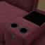 Canapé en velours côtelé L-Type avec design segmenté 4 places, porte-gobelet, port USB, boîte de rangement, console mobile et repose-pieds-446321013