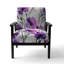 Geidel - Fleurs abstraites - Fauteuil d'appoint rembourré traditionnel-1459229810-1503986172
