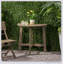 TABLE BISTRO WESTMONT DEMI-ROND, GRIS