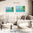 Brampt Blue Sea Flamingos-108871836
