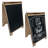 Wooden A-Frame with Chalkboard