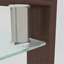 Table basse rectangulaire en verre, table basse transparente, tables d'appoint modernes pour le salon, meubles de salon