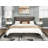 2-piece Metal Nightstand with Storage-98271349