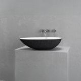 Vast Studio Round Concrete Vessel Sink – Modern Matte Finish, Countertop Bathroom Basin for Luxury Spa & Contemporary Homes