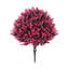 Ensemble de 2 arbres sphériques en forme d'eucalyptus artificiel avec piquets de terre pour jardin extérieur intérieur-1656072206