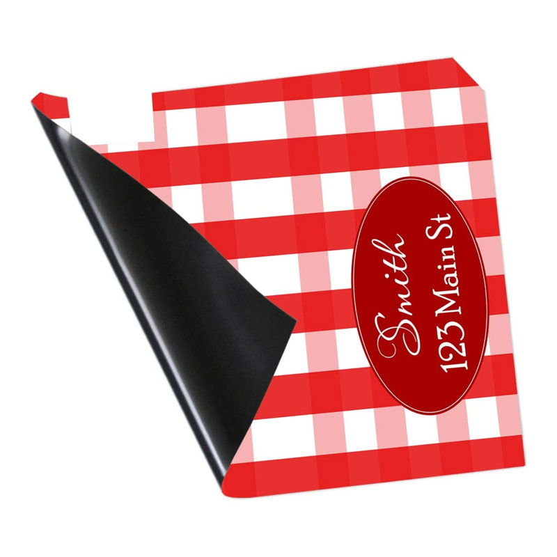 Vinyl Mailbox Cover, Red, Yes