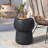 Patio Accent Table With Crack Process-870954098