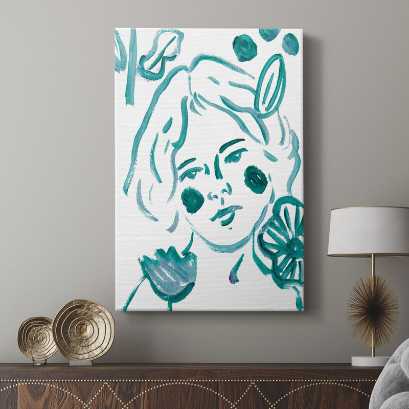 Budding Flower III - galerie sur mesure, H 18 po x l 12 po