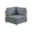 Canapé modulaire 6 pièces: tissu d'acier pour le salon, 2 fauteuils en coin, 3 fauteuils sans accoudoirs, 1 pièce moderne pour la maison: en tissu, canapés d'angle,