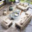 American Light Luxury Atmosphere Sofa Leather Armchair