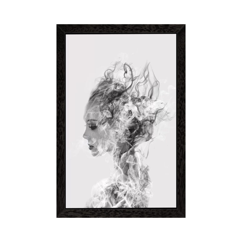 In Another World by Dániel Taylor - Print on Canvas, 101.6 cm H x 66.04 cm W, Black Framed