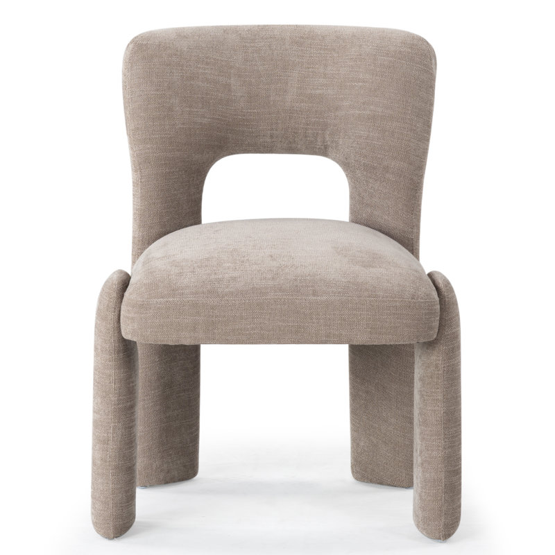 Tamlyn Performance Fabric Dining Chair, Light Brown