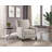 Modern Home Furniture Reclining Chair 1Pc Sand-Color Textured Fabric Upholstered Nailhead Trim Solid Wood Frame Self-Reclining Motion Chair-1377762641