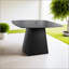 Table de salle à manger à piédestal d'extérieur 44 po Modern-954432059