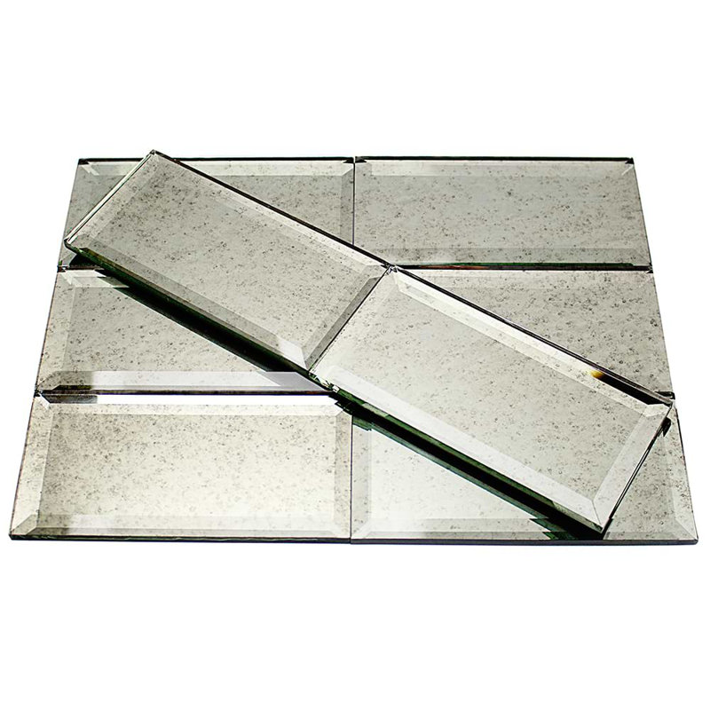 Paris Gray Beveled 3X6 Mirror Tile