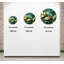 Verre trempé émeraude feuille d'or horloge murale élégante décor moderne silencieux unique cadeau maison salle à manger cuisine bureau luxueux art naturel-1352096058-1352096056