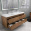 Ensemble de meuble-lavabo double mural 59,5 "Azden-690725650