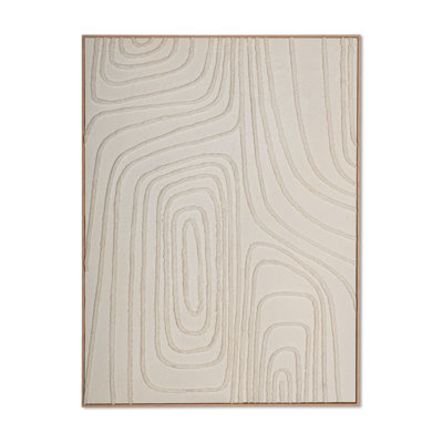 Contour Serenity I, toile peinte à la main