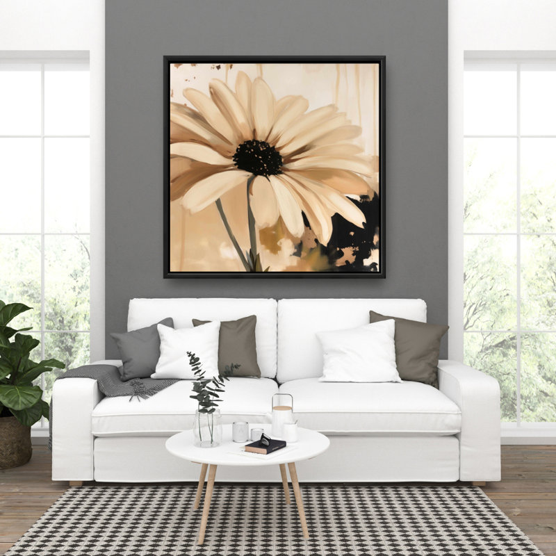 Beautiful Daisy Print On Canvas