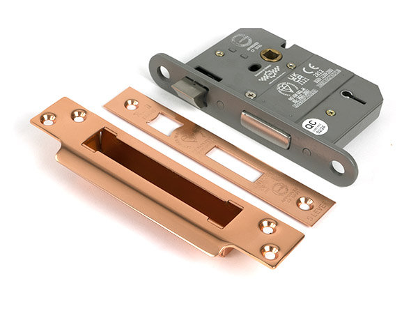 Sash Lock, Polished Bronze