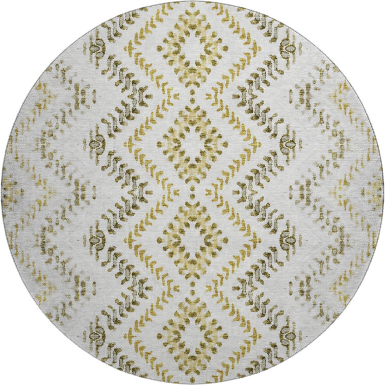 Premium Machine Washable Prisco Taupe Rug