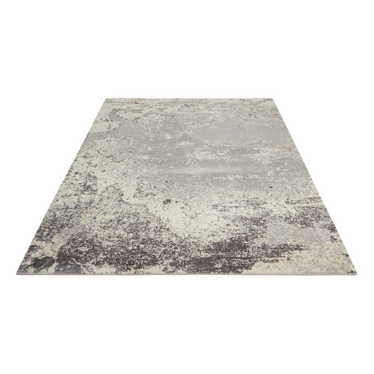 Maxillaria Viscose Abstract Indoor Rug