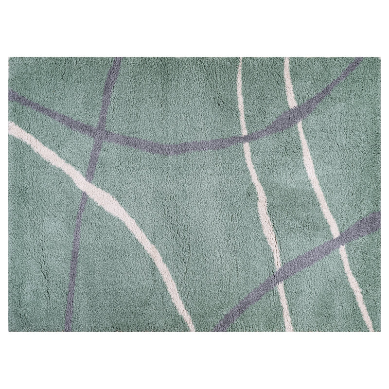 Zenas Rectangle Abstract Area Rug, Rectangle 160 x 220cm
