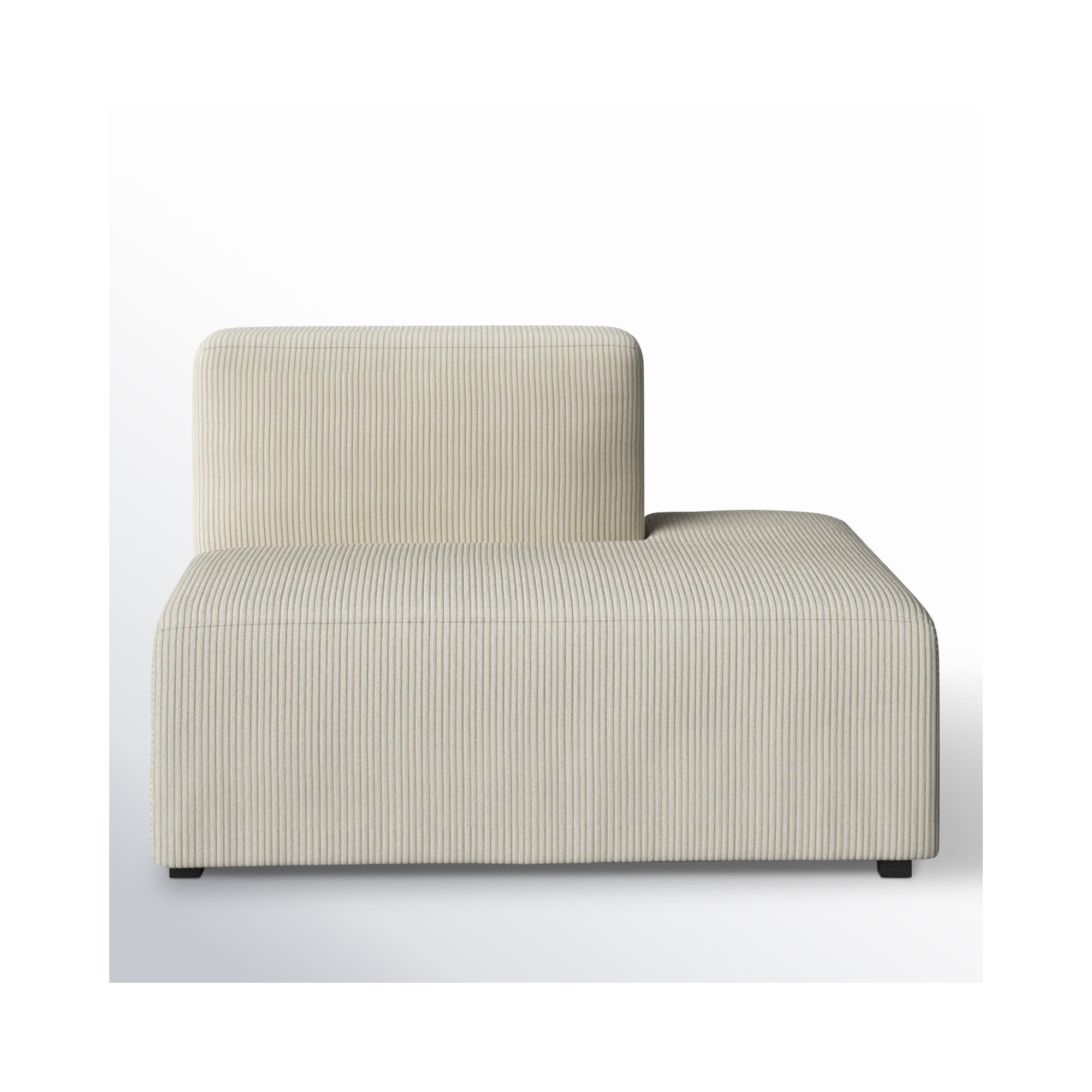 Winnie Upholstered Chaise Lounge, Right Arm Chaise