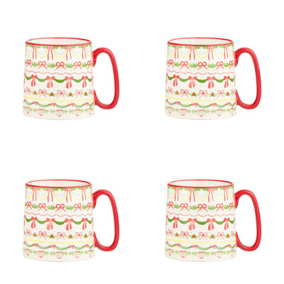 10 Strawberry Street Bella Holiday Mug Garland