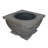 Light-Weight Concrete Wood Burning Square Fire Pit